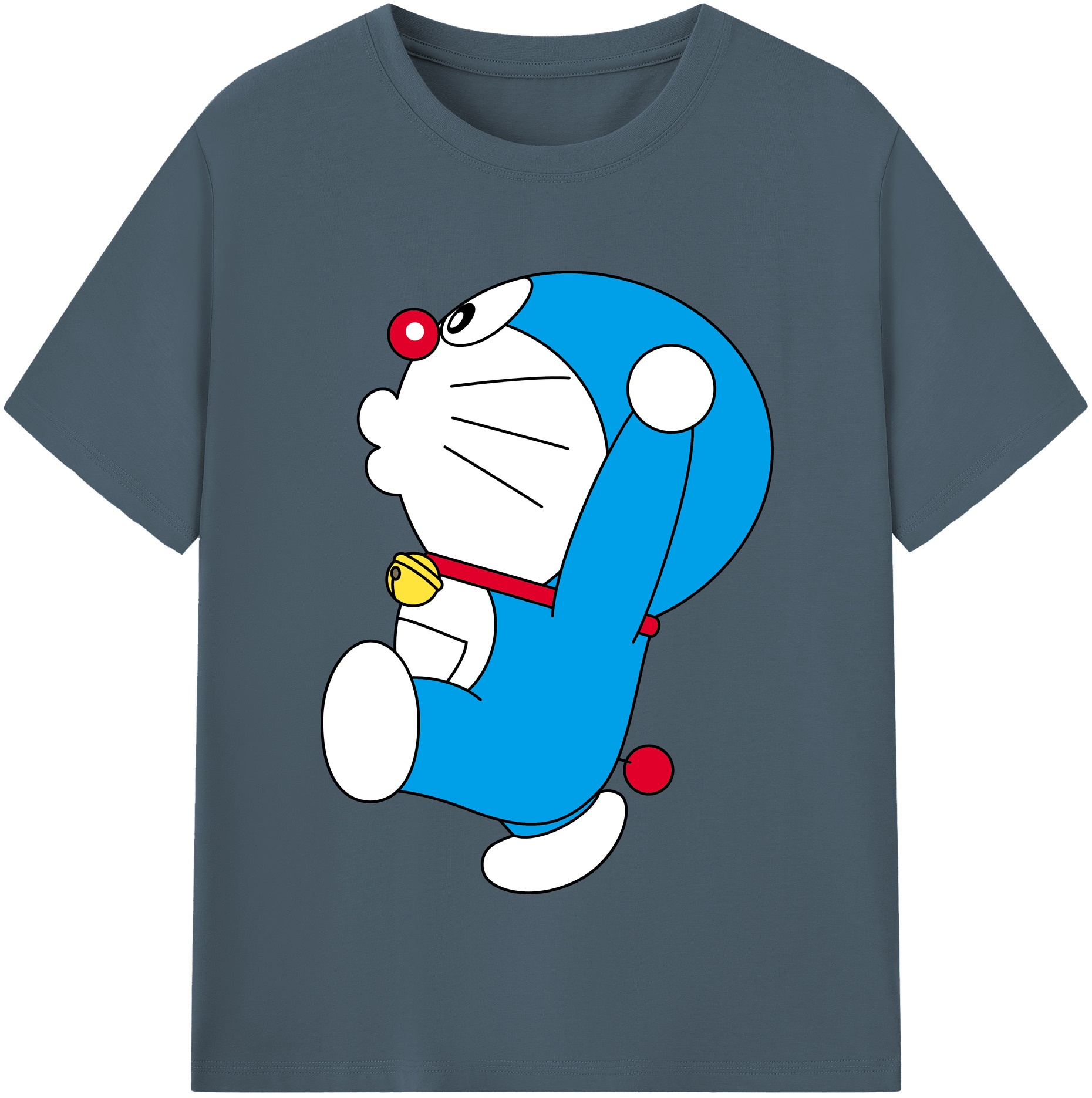 （画像用） ドラえもん Doraemon 綿100％半袖Tシャツ（フロントプリント）